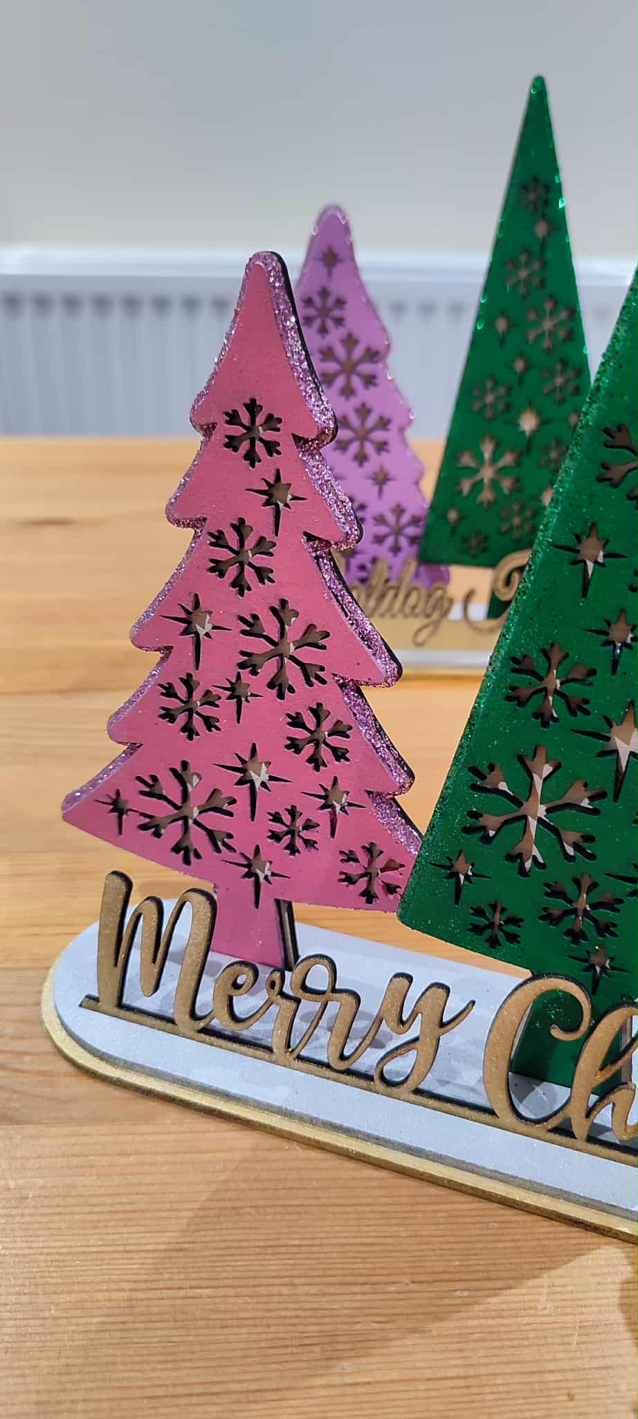 Christmas tree display