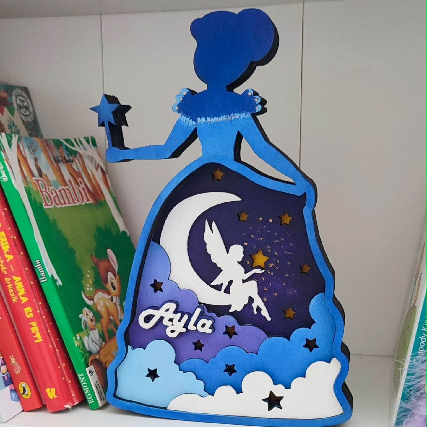 Personalised Princess Fairy Night Light