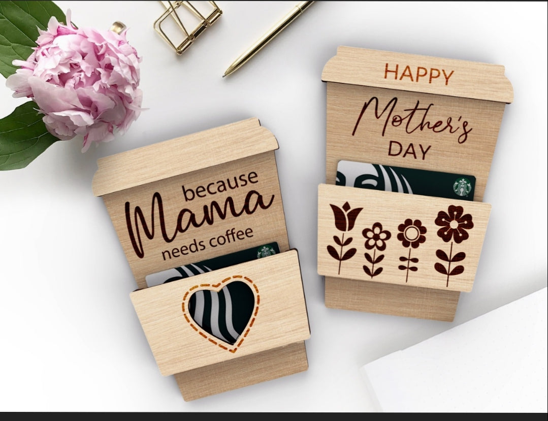 Mothers day gift card holders (Set of 1)