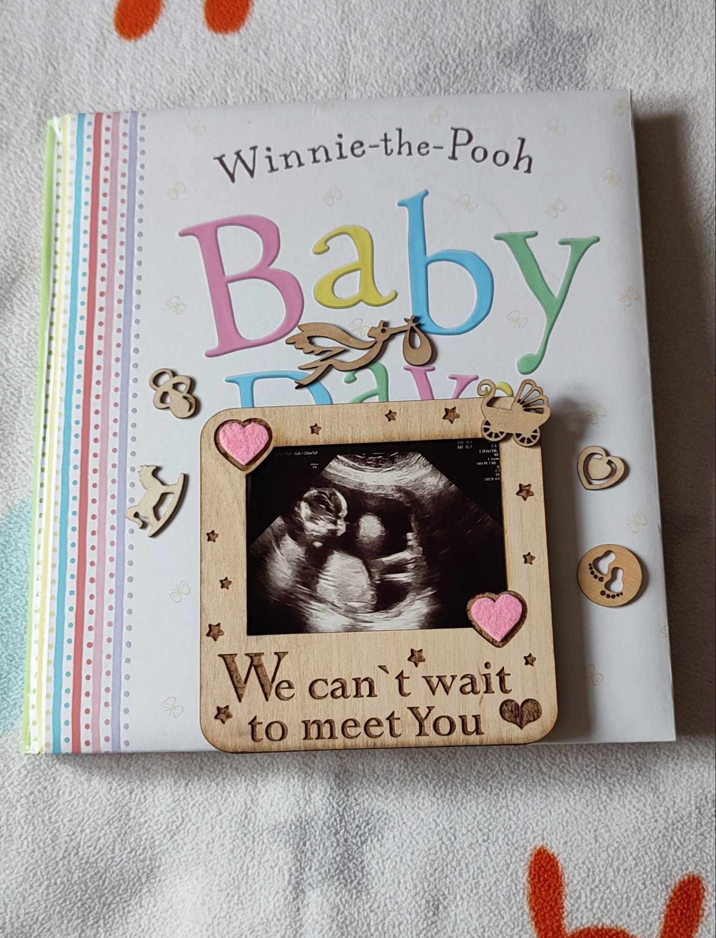 Ultrasound announcement picture frame