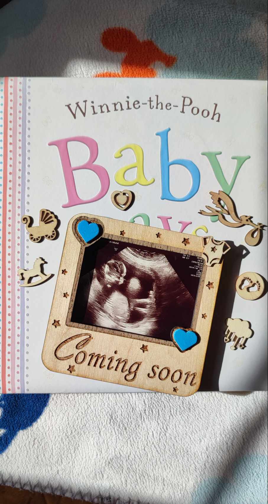 Ultrasound announcement picture frame