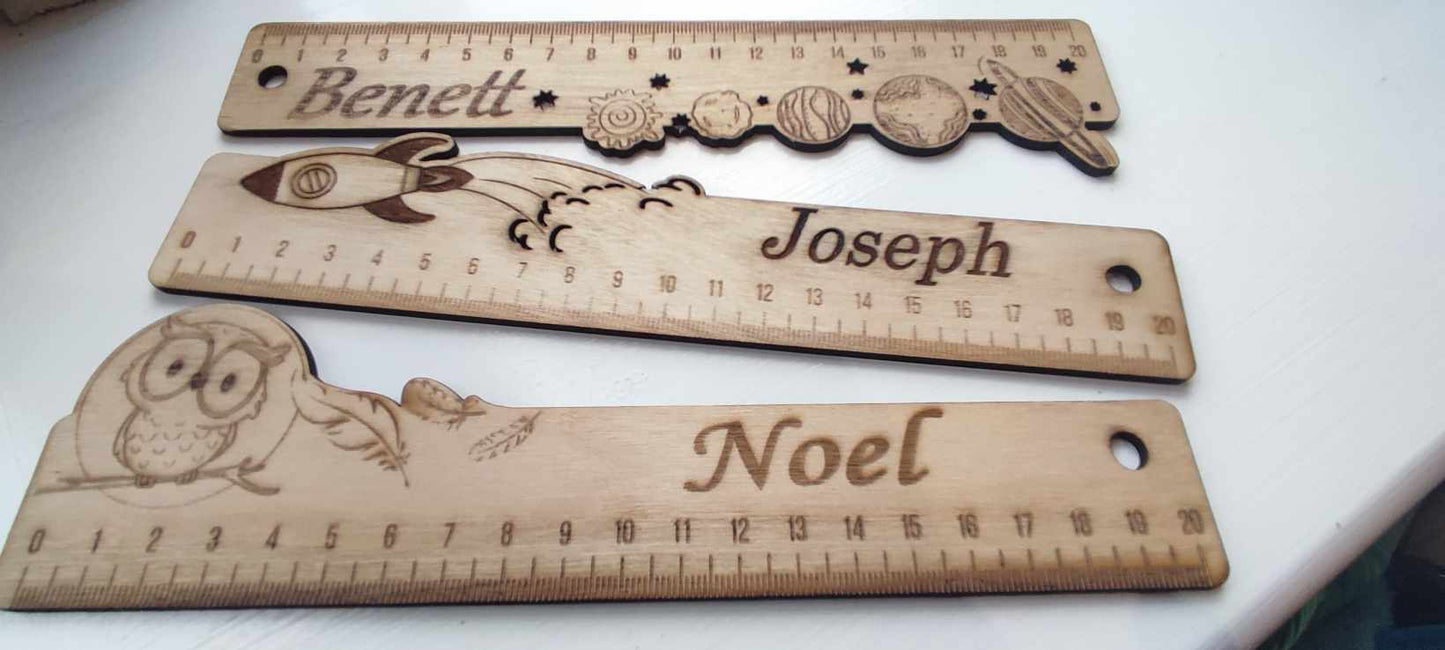 Personalised kids rulers