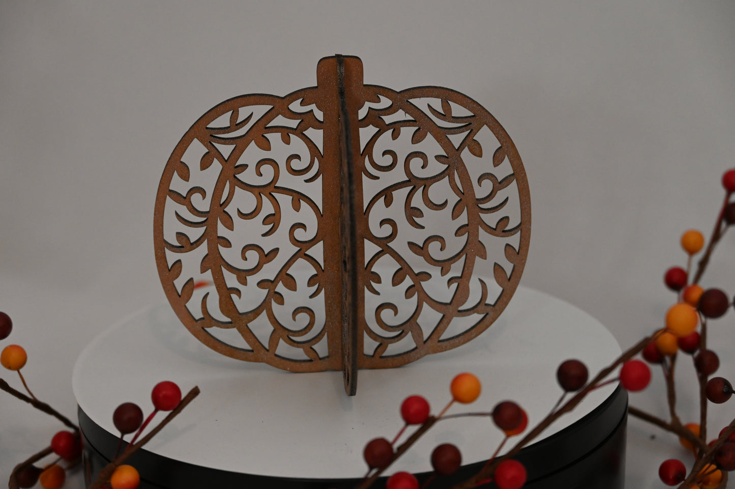 Wooden Pumpkin Decorative Set