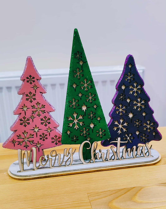 Christmas tree display